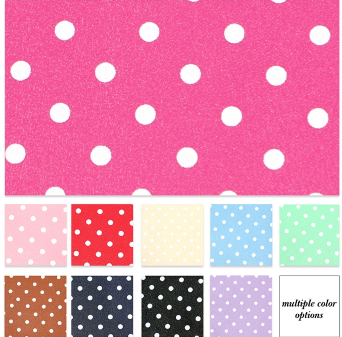 Dots sheepskin pattern faux leather sheets great for bows and earrings TheFabricDude