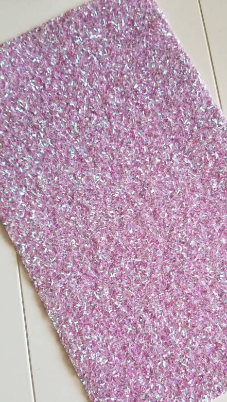 Purple Tinsel faux leather sheets great for baby bows, ear rings, girl bows, accessories, colorful, shiny TheFabricDude