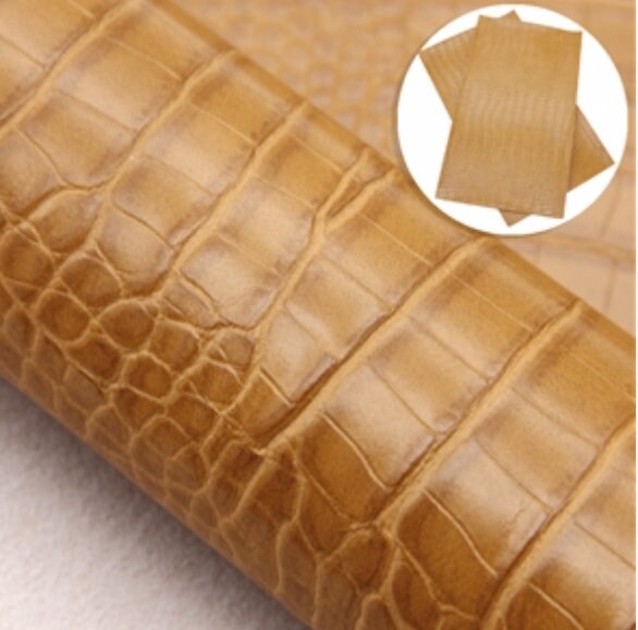Crocodile faux leather sheets great for bows and earrings TheFabricDude