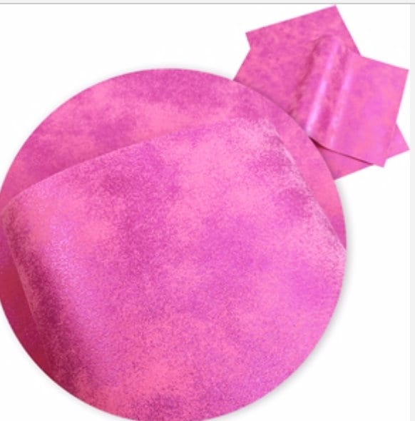 Hot Pink Metallic faux leather rolls great for handbags, bows, accessories, colorful, shiny TheFabricDude
