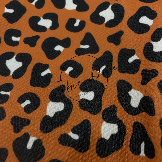 Cheetah/Leopard Print Boho Neutral Colors Animal Print | SkyyDesignsCo | Bullet Liverpool Fabric Bows Top Knots Headwraps | TheFabricDude |