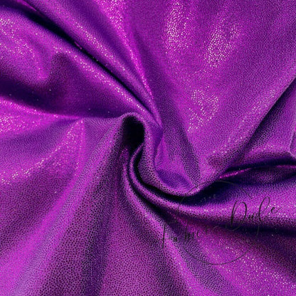 Purple Holographic/Shiny Nylon Spandex Mix Stretchy Fabric | Bow making, DIY, Crafts, Clothing Waterproof Fabric | TheFabricDude |