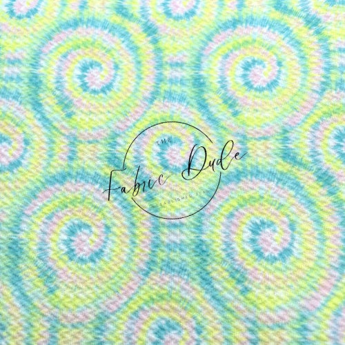 Muti-Colored Bright Neon Tie Dye Swirl Colorful Dye | SkyyDesignsCo | Bullet Liverpool Fabric Bows Top Knots Headwraps | TheFabricDude |
