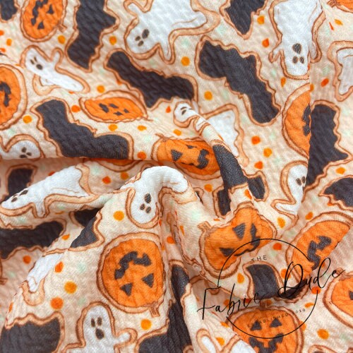 Halloween Cookies Ghosts Pumpkin Bats Spooky Treats | Brittany Frost | Bullet Liverpool Fabric Bows Top Knots Headwraps | TheFabricDude |